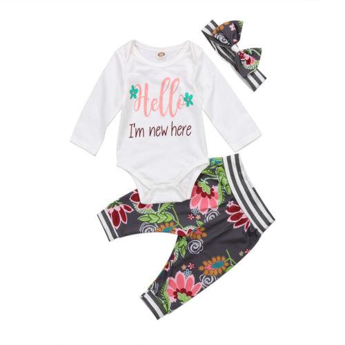 Floral New Here Set
