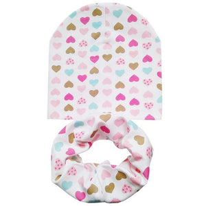 Cotton Baby Hat Scarf Set Kids Beanie 2017 New Baby Hats Toddlers Newborn Photography Props Accessories Children Scarf Collars