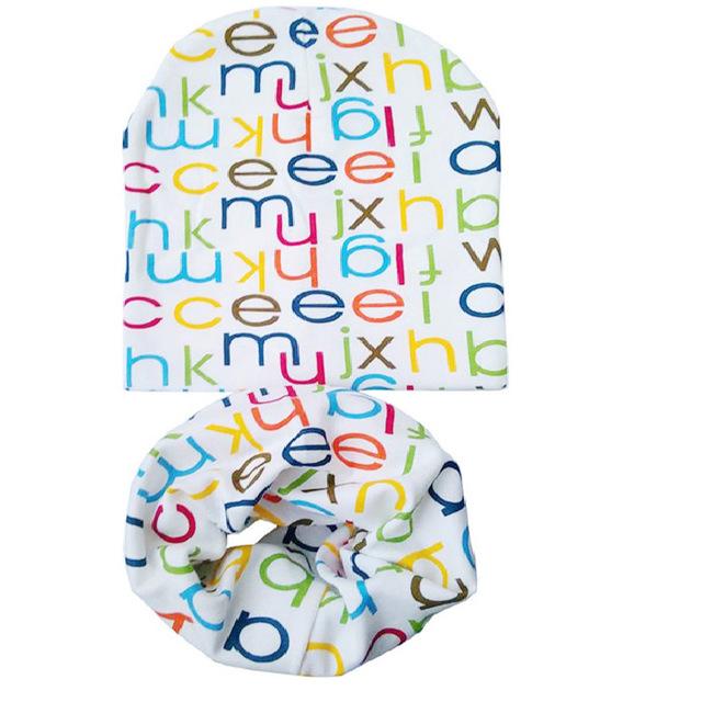 Cotton Baby Hat Scarf Set Kids Beanie 2017 New Baby Hats Toddlers Newborn Photography Props Accessories Children Scarf Collars