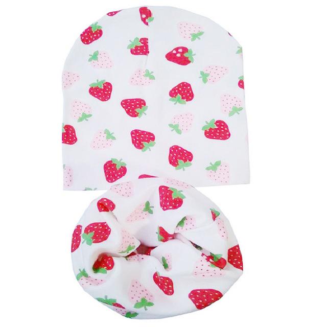 Cotton Baby Hat Scarf Set Kids Beanie 2017 New Baby Hats Toddlers Newborn Photography Props Accessories Children Scarf Collars
