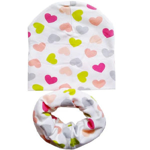 Cotton Baby Hat Scarf Set Kids Beanie 2017 New Baby Hats Toddlers Newborn Photography Props Accessories Children Scarf Collars