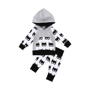 Grey Batman Hoodie Set