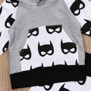 Grey Batman Hoodie Set