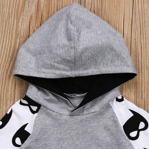 Grey Batman Hoodie Set