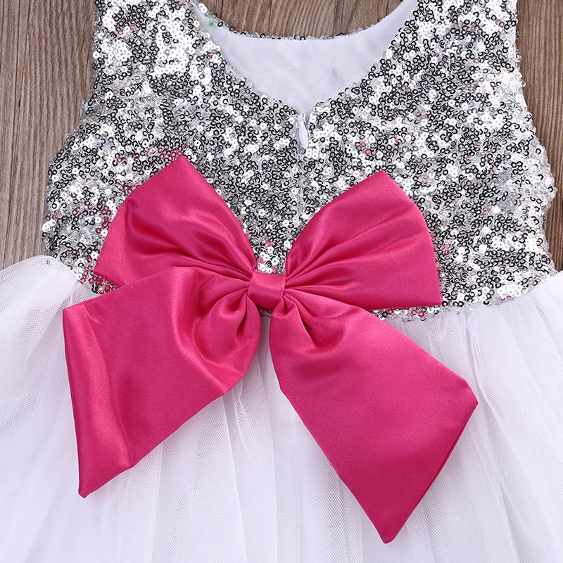 Girls White Princess Dress