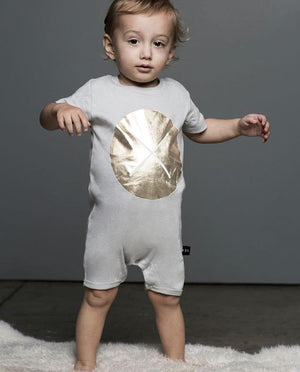 Gold Baby Romper