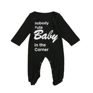 No Baby In Corner Romper