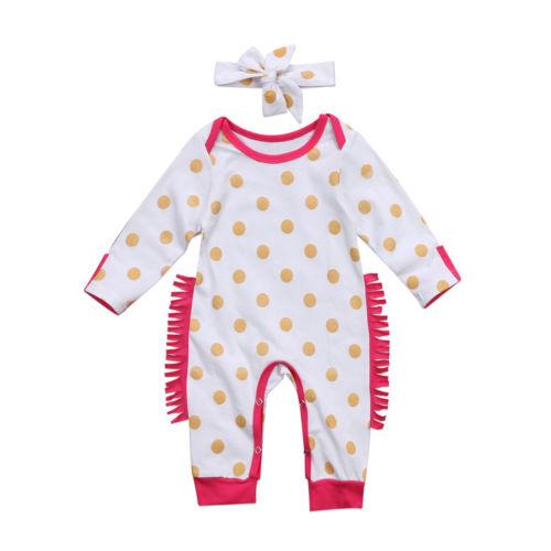 Polka Dot Romper Set
