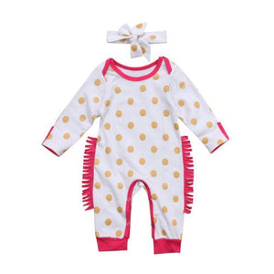 Polka Dot Romper Set
