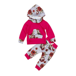 Pretty Red Hoodie Set