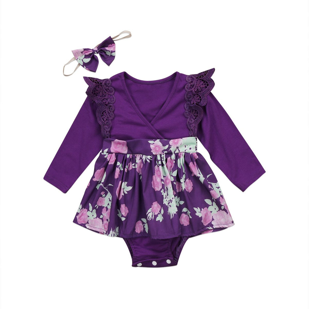 Purple Romper Set
