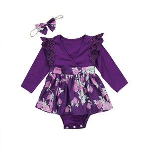 Purple Romper Set