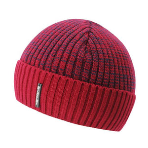 [AETRENDS] 2017 New Winter Beanie Hats for Men Warm Knitted Caps Beanies with Velvet Inside Z-5975