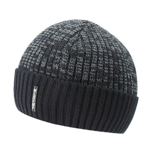 [AETRENDS] 2017 New Winter Beanie Hats for Men Warm Knitted Caps Beanies with Velvet Inside Z-5975