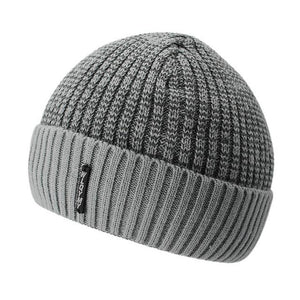 [AETRENDS] 2017 New Winter Beanie Hats for Men Warm Knitted Caps Beanies with Velvet Inside Z-5975