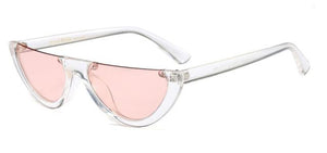 lunettes de soleil vintages retro coupé rose