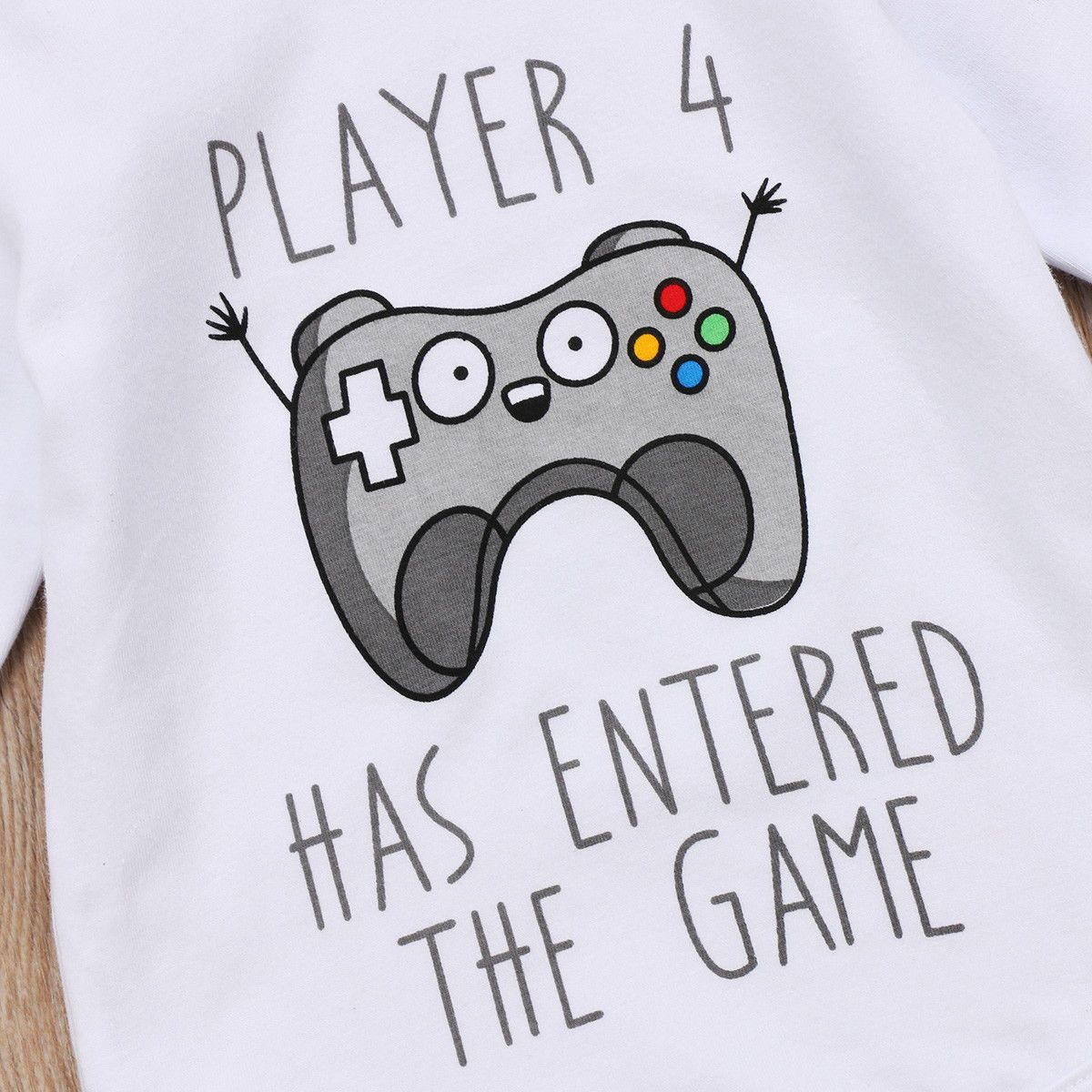 Player 4 White Romper