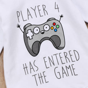 Player 4 White Romper