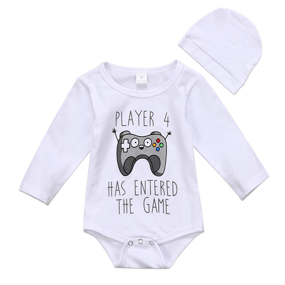Player 4 White Romper