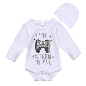 Player 4 White Romper
