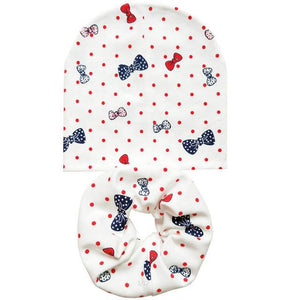 Cotton Baby Hat Scarf Set Kids Beanie 2017 New Baby Hats Toddlers Newborn Photography Props Accessories Children Scarf Collars