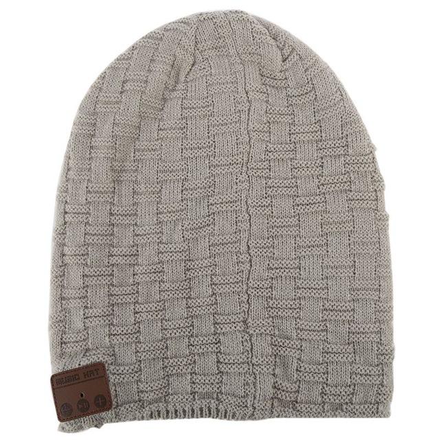 Winter Warm Wool Soft Beanie Hat Wireless Bluetooth Smart Cap Headset Headphone Speaker Mic New Sale