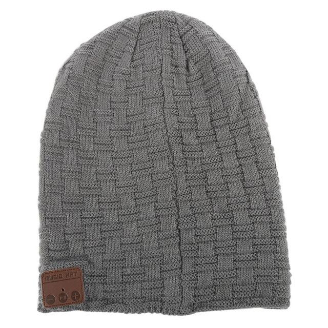 Winter Warm Wool Soft Beanie Hat Wireless Bluetooth Smart Cap Headset Headphone Speaker Mic New Sale
