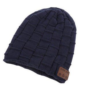 Winter Warm Wool Soft Beanie Hat Wireless Bluetooth Smart Cap Headset Headphone Speaker Mic New Sale