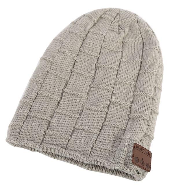 Winter Warm Wool Soft Beanie Hat Wireless Bluetooth Smart Cap Headset Headphone Speaker Mic New Sale