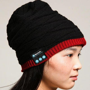 Autumn Winter Soft Warm Beanie Hat Wireless Bluetooth Smart Cap Headphone Headset Speake Stereo Music Bluetooth Smart Hats Caps