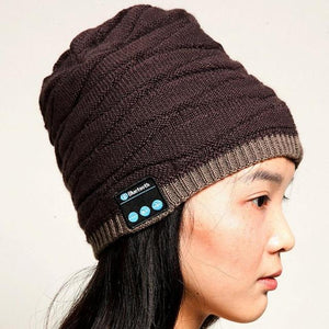 Autumn Winter Soft Warm Beanie Hat Wireless Bluetooth Smart Cap Headphone Headset Speake Stereo Music Bluetooth Smart Hats Caps