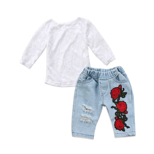 Flower Patcwok Outfit