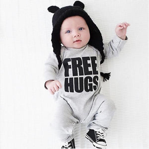 Free Hugs Baby Romper