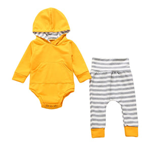 Yellow Hoodie Set
