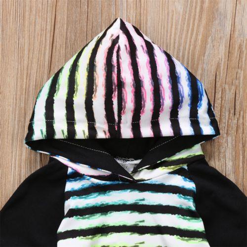 Colored Hoodie Set