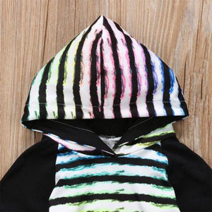 Colored Hoodie Set
