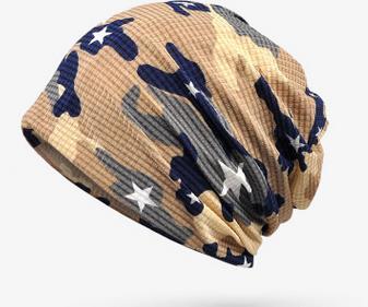 YIFEI Newly Multi Soft  Breathable Hats for Men Women Beanies For Ladies Summer Hat Thin Camouflage Hip Hop Beanies Fashion Hats