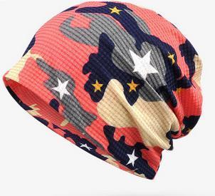 YIFEI Newly Multi Soft  Breathable Hats for Men Women Beanies For Ladies Summer Hat Thin Camouflage Hip Hop Beanies Fashion Hats
