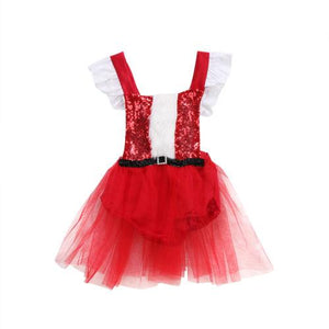Red Santa Tutu Dress