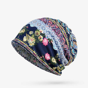 Hats For Men Women Beanies Ladies Thin Camouflage Flower Hip Hop Beanies Hat Scarf Mask Bonnet Female Male Autumn 2017 New
