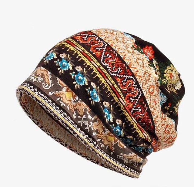 Hats For Men Women Beanies Ladies Thin Camouflage Flower Hip Hop Beanies Hat Scarf Mask Bonnet Female Male Autumn 2017 New