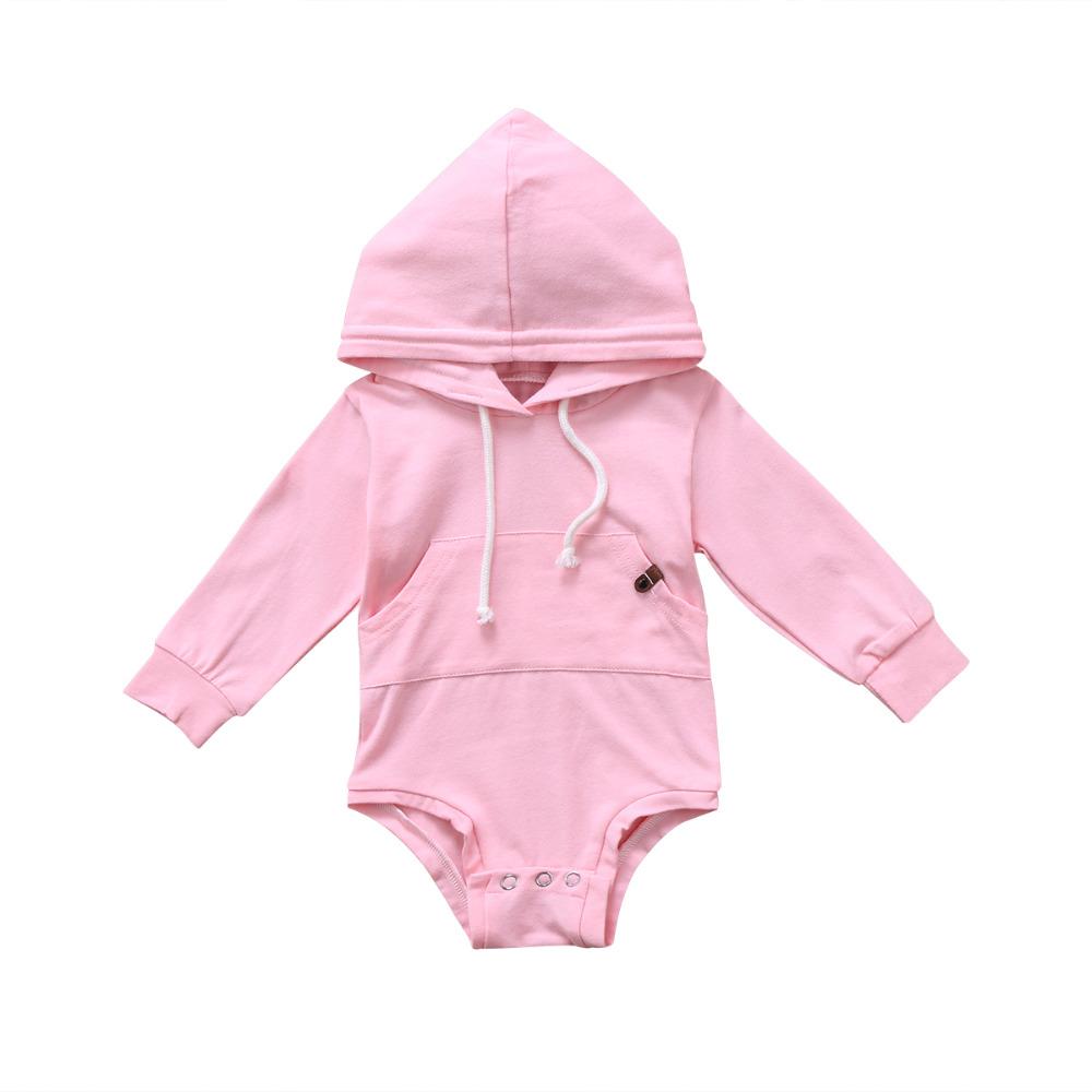 Pink Hoodie Romper