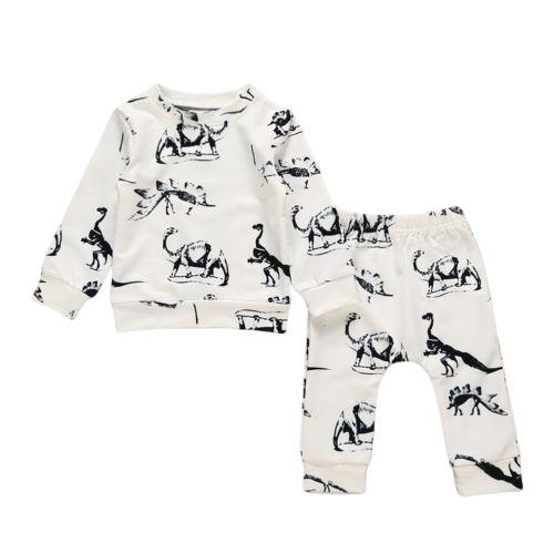 White Dino Set