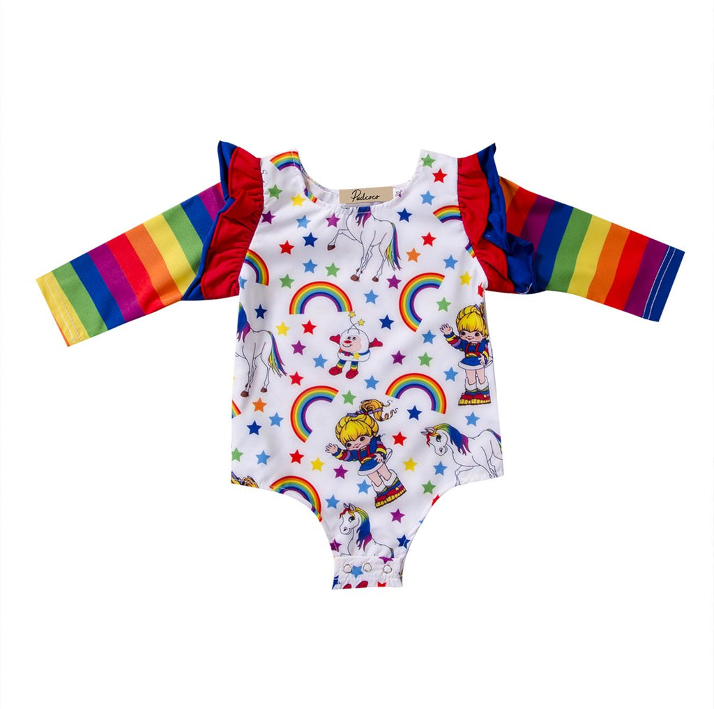 Colorful Rainbow Romper