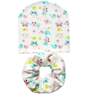 Cotton Baby Hat Scarf Set Kids Beanie 2017 New Baby Hats Toddlers Newborn Photography Props Accessories Children Scarf Collars