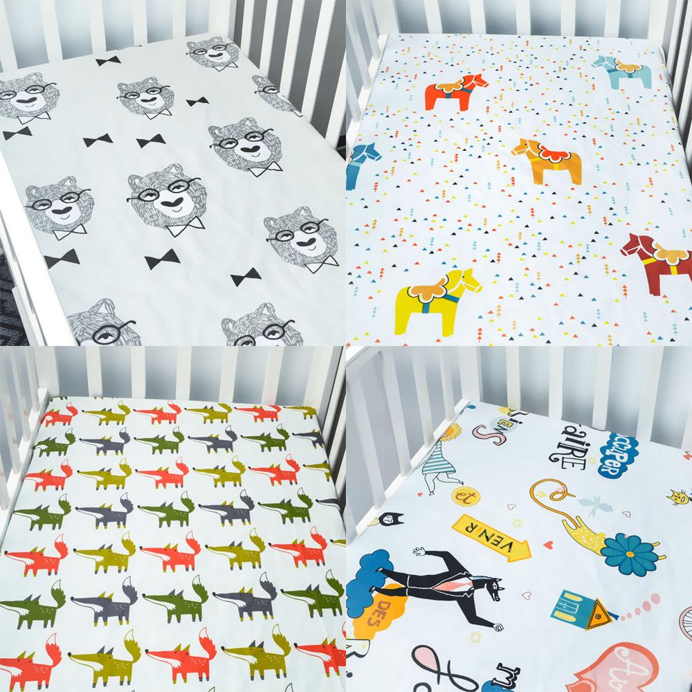 Cartoon Baby Bed Mattress Cover