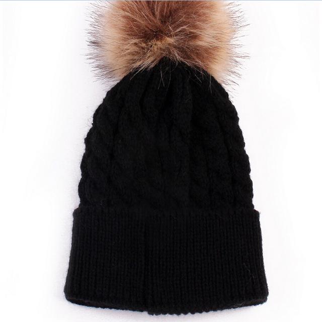 New Cute Baby Toddler Kids Boys Girls Knitted Crochet Beanie Winter Warm Hat Cap