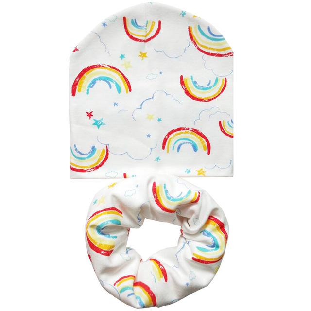 Cotton Baby Hat Scarf Set Kids Beanie 2017 New Baby Hats Toddlers Newborn Photography Props Accessories Children Scarf Collars