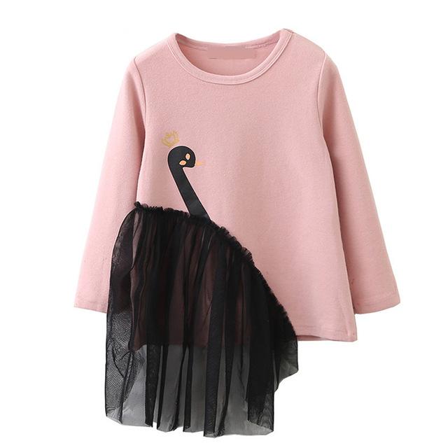 Pink Swan Tutu Dress