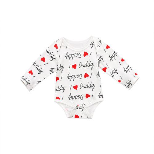 I Love Daddy Romper